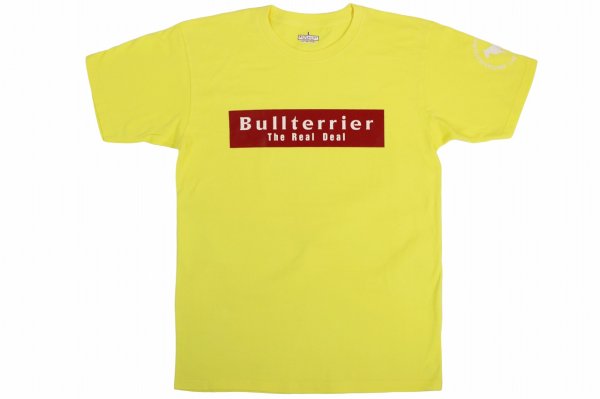 画像1: BULL TERRIER Tシャツ Basic Logo 黄 (1)