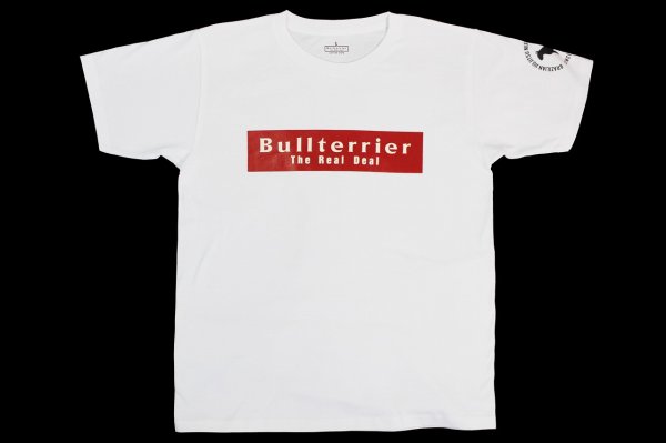 画像1: BULL TERRIER Tシャツ Basic Logo 白 (1)