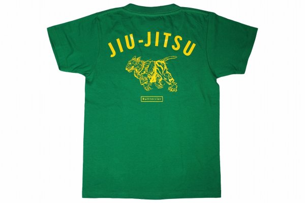 画像2: BULLTERRIER　キッズTシャツ Jiu-Jitsu グリーン (2)