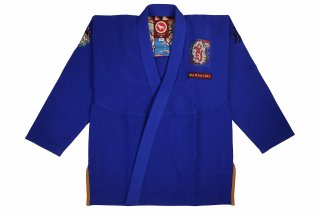 FLOWER×LUTADOR 柔術着　青　サイズ　A00 柔術衣上下【青】 - ファイターズショップブルテリア