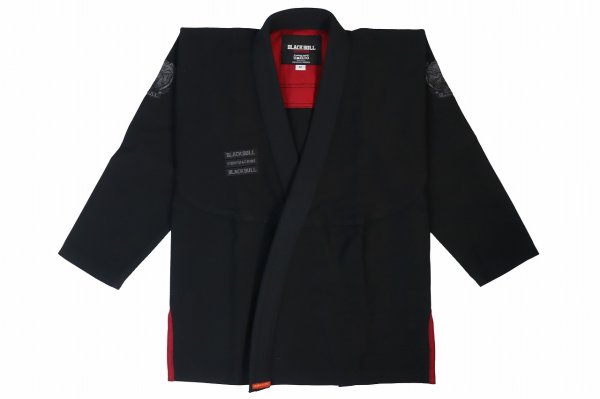 画像1: BLACKBULL 柔術衣 Light XR　黒 (1)