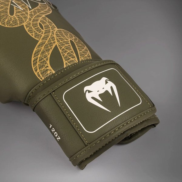 画像4: VENUM ボクシンググローブ Serpenti カーキ/ブロンズ/アイボリー (4)