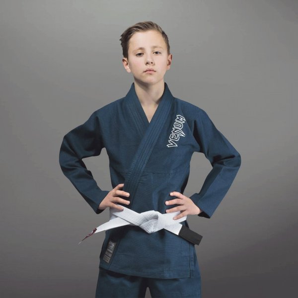 画像1: VENUM KIDS柔術衣 Contender グレー (1)