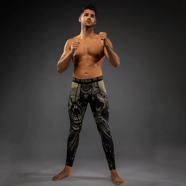 画像2: VENUM ロングスパッツ Invader 黒/サンド (2)