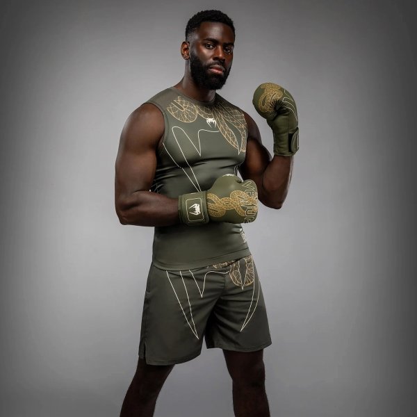 画像3: VENUM ラッシュガード Serpenti スリーブレス カーキ/ブロンズ/アイボリー (3)