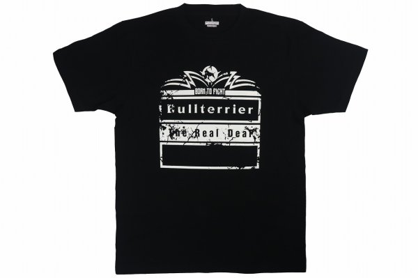 画像1: BULL TERRIER Tシャツ Born to Fight 黒 (1)