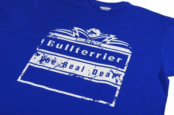 画像3: BULL TERRIER Tシャツ Born to Fight 青 (3)