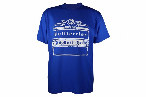 画像4: BULL TERRIER Tシャツ Born to Fight 青 (4)