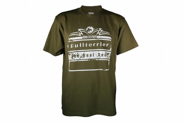 画像4: BULL TERRIER Tシャツ Born to Fight カーキ (4)
