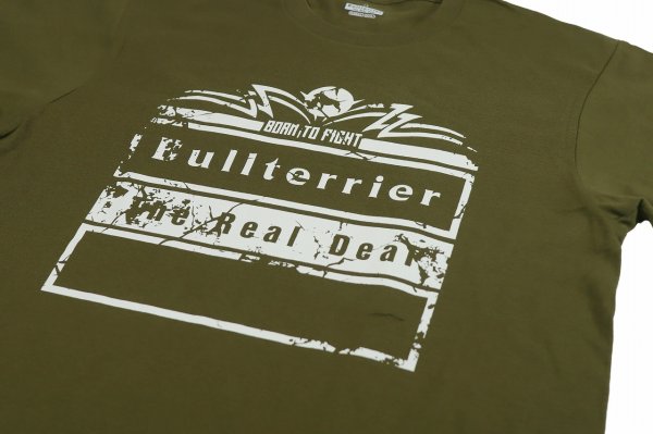 画像3: BULL TERRIER Tシャツ Born to Fight カーキ (3)