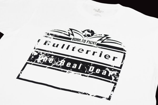 画像3: BULL TERRIER Tシャツ Born to Fight 白 (3)