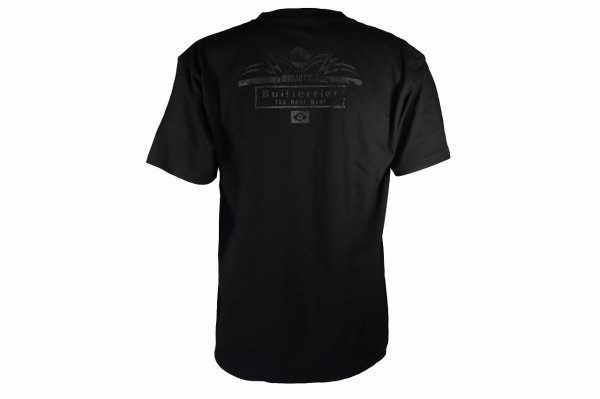 画像6: BULL TERRIER Tシャツ Born to Fight 黒/黒 (6)