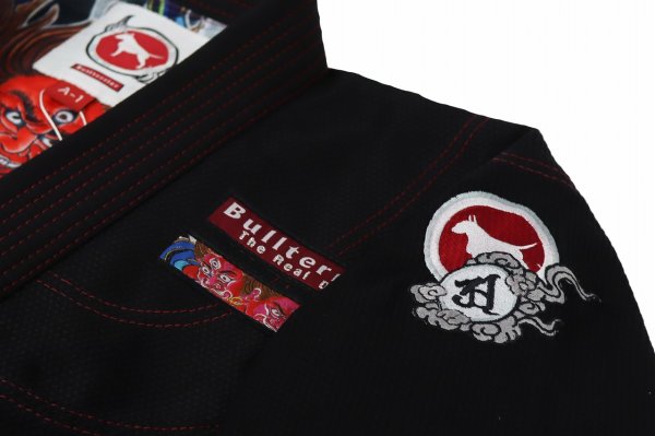 画像6: BULL TERRIER　柔術衣　AshuraR1.5 黒 (6)