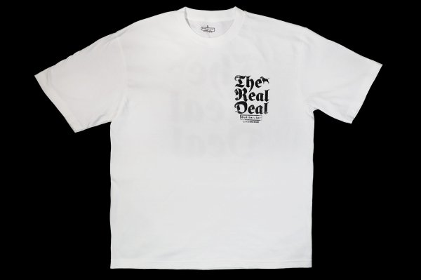 画像1: BULL TERRIER ビッグシルエットTシャツ TRD 白 (1)