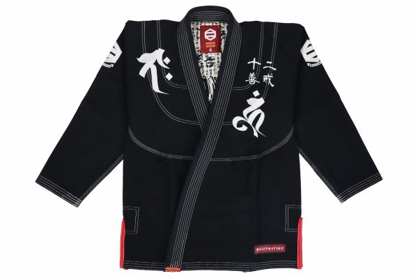 画像1: BULL TERRIER 柔術衣 Sazen RPC 黒 (1)
