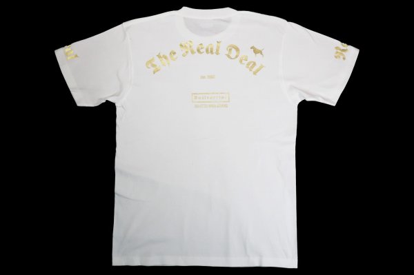 画像2: BULL TERRIER Tシャツ THE 白/金 (2)