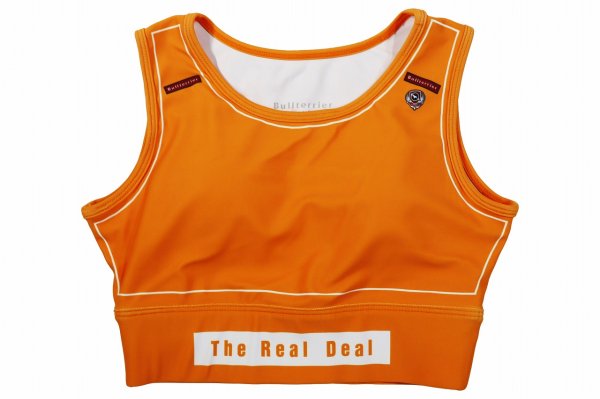 画像1: BULLTERRIER レディースブラトップ Atleta オレンジ (1)