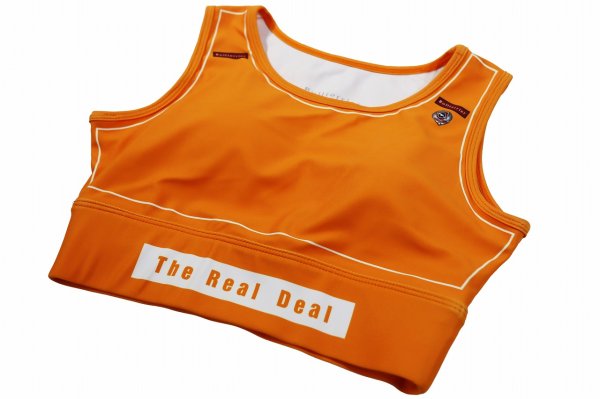 画像3: BULLTERRIER レディースブラトップ Atleta オレンジ (3)
