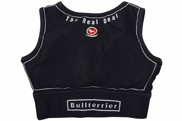 画像2: BULLTERRIER レディースブラトップ Atleta 黒 (2)