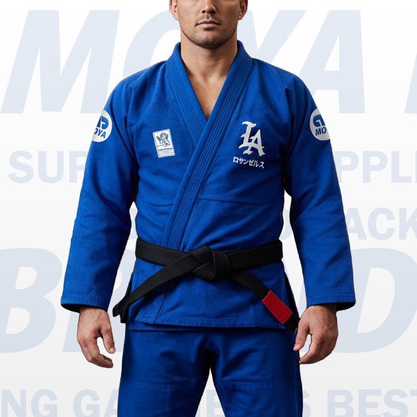 画像4: MOYA BRAND 柔術衣 ACE BLUE 青 (4)