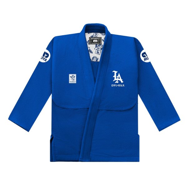 画像1: MOYA BRAND 柔術衣 ACE BLUE 青 (1)