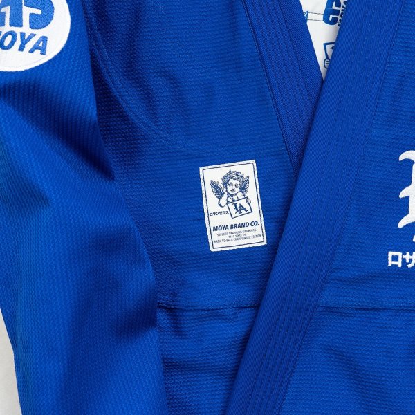 画像8: MOYA BRAND 柔術衣 ACE BLUE 青 (8)