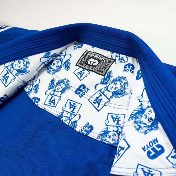 画像5: MOYA BRAND 柔術衣 ACE BLUE 青 (5)