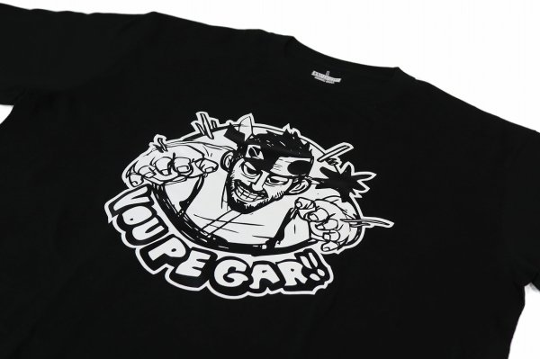 画像6: BULL TERRIER クレベル・コイケ Vou Pegar ビッグTシャツ 黒 (6)