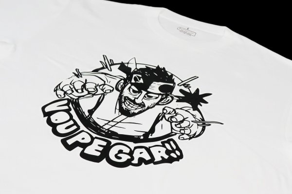画像6: BULL TERRIER クレベル・コイケ Vou Pegar ビッグTシャツ 白 (6)