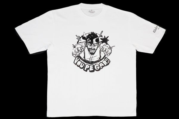 画像4: BULL TERRIER クレベル・コイケ Vou Pegar ビッグTシャツ 白 (4)