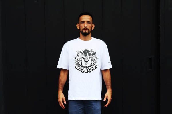 画像1: BULL TERRIER クレベル・コイケ Vou Pegar ビッグTシャツ 白 (1)