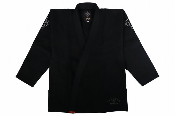 画像1: BULL TERRIER 柔術衣 Limited R 黒 (1)