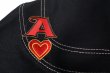 画像9: ACEVEN レディース柔術衣 Ace of hearts 黒 (9)