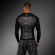 画像3: VENUM ラッシュガード G-Fit Scales 長袖 黒/チャコールグレー (3)