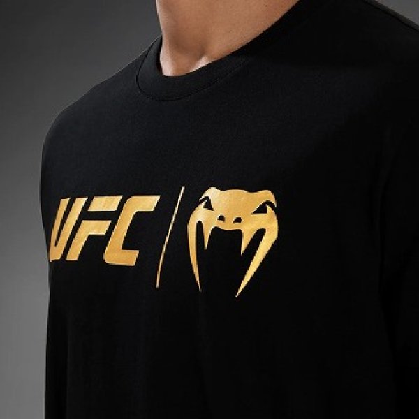 画像5: VENUM Tシャツ UFC Classic 黒/金 (5)