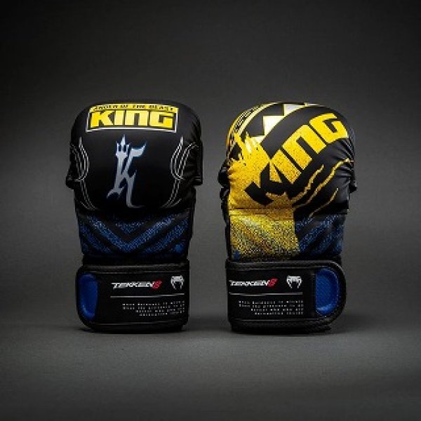 画像3: Venum x TEKKEN 8 スパーリングMMAグローブ King 黒/黄 (3)