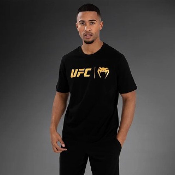 画像1: VENUM Tシャツ UFC Classic 黒/金 (1)