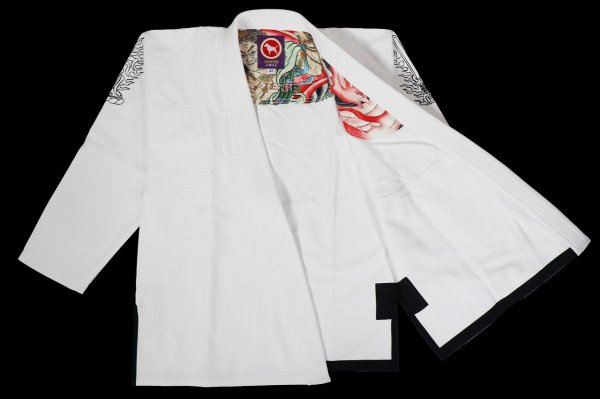 画像2: BULL TERRIER 柔術衣 Acalanatha R2 白 (2)