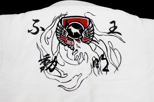 画像8: BULL TERRIER 柔術衣 Acalanatha R2 白 (8)