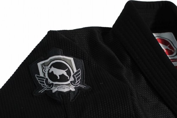 画像6: BULLTERRIER　キッズ柔術衣　MedLight　黒 (6)