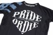 画像6: PRiDEorDiE ラッシュガード Reckless 半袖 黒 (6)