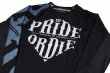 画像6: PRiDEorDiE ラッシュガード Reckless 長袖 黒 (6)