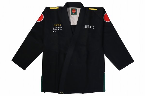 画像1: ACEVEN 柔術衣 Zero-F　黒 (1)