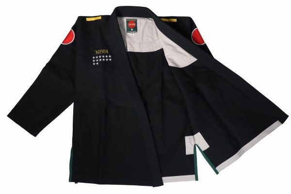 画像2: ACEVEN 柔術衣 Zero-F　黒 (2)