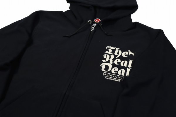 画像3: BULL TERRIER ジップフードパーカー TRD2.0　黒 (3)