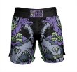 画像1: PRiDEorDiE ファイトショーツ Dangerous Water V2 黒/紫 (1)