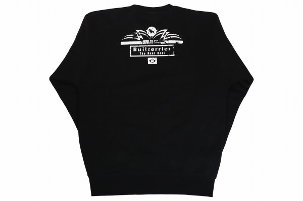 画像2: BULL TERRIER スウェットトレーナー Born to Fight　黒 (2)