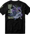 画像2: PRiDEorDiE Tシャツ Dangerous Water V2 黒/紫 (2)