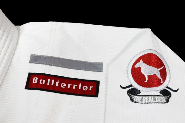 画像6: BULL TERRIER 柔術衣 Refle 白 (6)