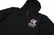 画像3: BULL TERRIER フードジップパーカー JAPAN　黒 (3)